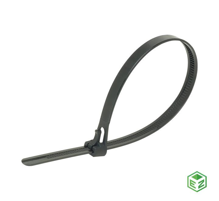 No. Parte. 11MP-50-UV-500 Cinchos Reusables, Marca MicroPartes, Material Nylon, Color Negro, Largo 11" (279.4 mm), Ancho 0.3" (7.62 mm).
