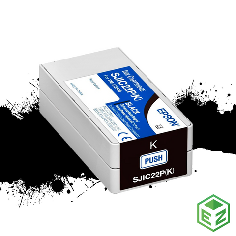 CARTUCHO DE TINTA EPSON NEGRO- SJIC22P para Epson ColorWorks C3500/No. Parte C33S020577