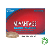 No. Parte. 06147.Liga de Goma Marca Alliance Rubber Modelo Advantage, Color Natural, Medida #14, Largo 2", Ancho 1/16", Bolsa 1 lb por paquete, 25 Bolsas por Caja Master.